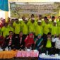 Masyarakat Desa Durin Timur saat foto bersama dengan perwakilan Dinas Pertanian di Balai Desa Durin Timur