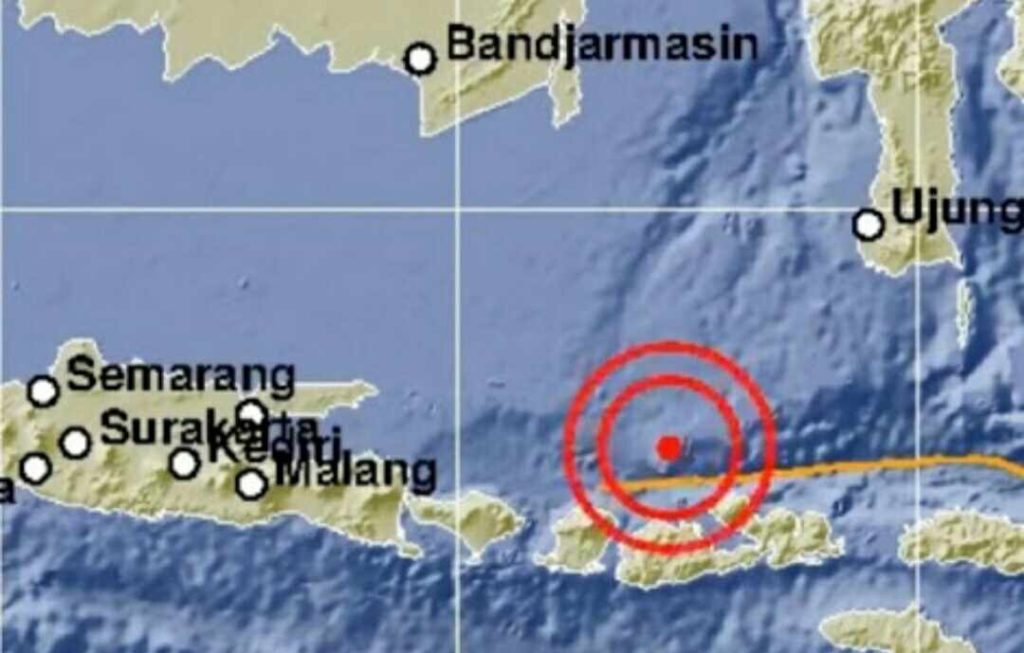 Dini Hari Tadi Gempa Kambali Guncang Pulau Sumba NTT