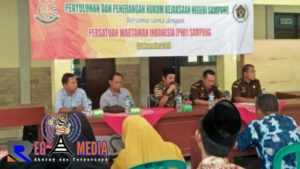 Gandeng PWI, Kejari Sampang  Gelar Binmatkum di Kecamatan Omben