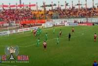 Saat berlangsungnya pertandingan Madura United Vs Bhayangkara FC di Stadion Gelora Bangkalan (SGB).