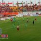 Saat berlangsungnya pertandingan Madura United Vs Bhayangkara FC di Stadion Gelora Bangkalan (SGB).