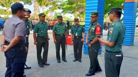 Apel pengamanan kesiapan kedatangan Presiden