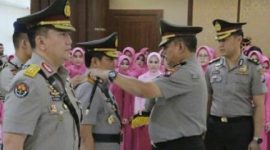Suasana sertijab di Mapolda Jawa Timur