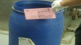 Drum tempat mayat korban yang ditemukan di klapanunggal