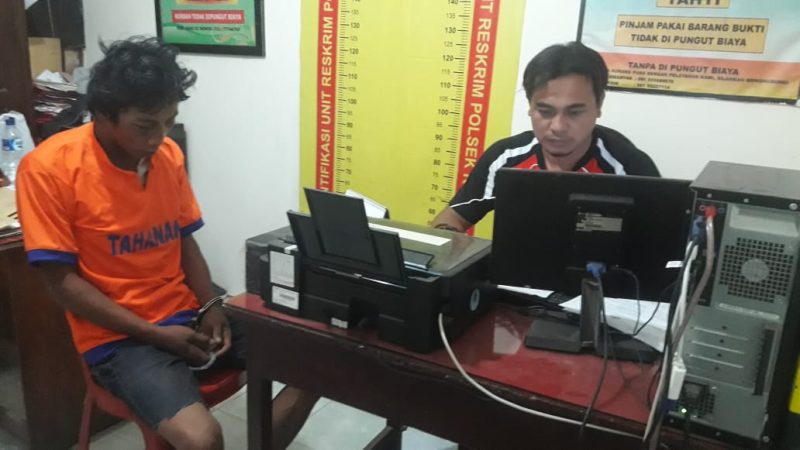 pelaku pencurian kendaraan sepeda motor (Curanmor) di Kampung Jagalan Timur
