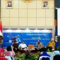 Suasana saat berlangsungnya kegiatan kuliah umum di Universitas Trunojoyo Madura (UTM) oleh SKK Migas.