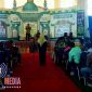 Suasana acara Pekan Ekonomi Syariah di lantai I Gedung Cakra Universitas Trunojoyo Madura