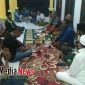 Suasana Sagtas TMMD bersama tokoh masyarakat saat rapat koordinasi di halaman Musholla Balai Desa Durin Timur
