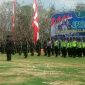 Suasana Upacara Penutupan TNI Manunggal Membangun Desa di Lapangan Desa Durin Timur Kecamatan Konang