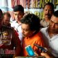 Kapolres Bangkalan AKBP Boby Pa'ludin Tambunan di dampingi Satreskim Polres Bangkalan saat pers release tersangka pembunuhan di Desa Katol Barat.