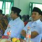 Pembina GSP-M (Taufik Hidayah) saat mendampingi Bupati Bangkalan (R. Latif Imron), Bupati Pamekasan (Badrut Tamam) dan penerima beasiswa LPDP Michigan State Universy of America (Dodik Pranata Wijaya).