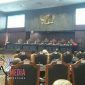 Suasana saat sidang Putusan Sengketa Pilkada Sampang di Gedung Mahkamah Konstitusi (MK) di Jakarta.