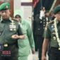Suasana saat berlangsungnya tradisi Paturay Tineung di Makodam III/Siliwangi dalam penyambutan dan pelepasan Pangdam III/Siliwangi.