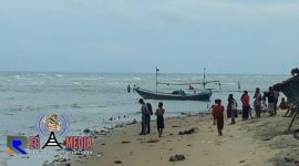Pantai Nepa, lokasi sekitar TKP dua bocah laki-laki yang tewas tenggelam.