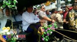 Presiden RI Joko Widodo tiba di Kabupaten Bangkalan.