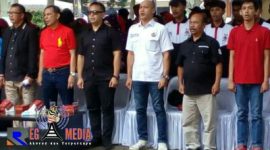 Walikota Cimahi Ajay M Priatna tampak menghadiri kegiatan Festival Pemuda yang diselenggarakan oleh KNPI DPD Kota Cimahi.