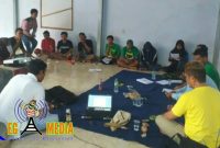 Saat berlangsungnya musyawarah besar (mubes) di basecamp Trunojoyo Mania (Truman).