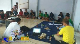 Saat berlangsungnya musyawarah besar (mubes) di basecamp Trunojoyo Mania (Truman).