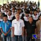 Suasana saat berlangsungnya kegiatan pembukaan Jambore Pemuda Daerah Kota Cimahi. 