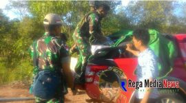 Personel TNI saat amankan miras di Papua