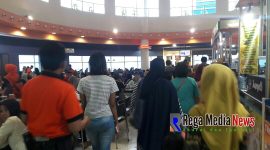 Suasana diroyal Plaza Surabaya pada Selasa (25/12/18)
