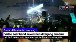 detik detik Grup Band Seventeen sebelum diterjang luapan air