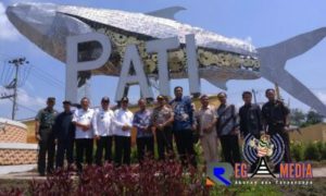 Dandim Pati Hadiri Peresmian 500 Proyek Pembangunan di Kabupaten Pati