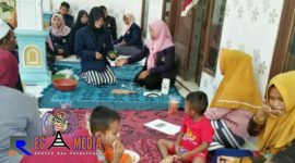 KKN kelompok 65 Universitas Trunojoyo Madura (UTM), di Dusun Gunongan, Desa Gili Barat, Kecamatan Kamal, Kabupaten Bangkalan.