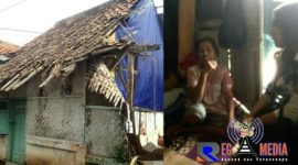 Kondisi rumah Tati Rustati saat ini, tepatnya di  Jl. Margamulya RT 06 RW 01, Kelurahan Cimahi, Kecamatan Cimahi Tengah, Kota Cimahi.