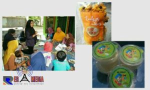 KKN Kelompok 65 Mahasiswa UTM Mengolah Kreasi Baru Jagung Menjadi “Ice Cream Cronis”