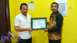 Kasat Reskrim Polres Pamekasan (AKP. Hari Siswo) dengan Ketua LBH PUSARA (Marsuto Alifianto, SH.MH).