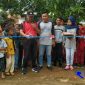 Pemotongan pita oleh Kepala Desa Tagungguh (Marhayat) secara simbolis dalam pembukaan JJS.