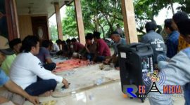 Saat berlangsungnya rapat pembentukan Panitia Pembentukan Kepala Desa (P2KD).