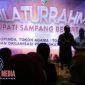 Suasana saat berlangsungnya acara silaturahmi Pj Bupati Sampang Jonathan Judianto di pendopo.