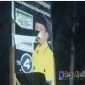 Baleho H.Tawa yang dirusak orang tak dikenal