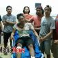 Tersangka saat di amankan petugas kepolisian