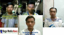 Empat Pemuda Pembobol Toko Milik Bosnya