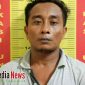 Tersangka pencurian kendaraan sepeda motor Moh. Ali (39 th).