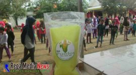 Hasil Puding Jagung Sedot buatan mahasiswa Kuliah Kerja Nyata (KKN) kelompok 43 Univeraitas Trunojoyo Madura (UTM).
