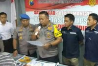 Kapolda Jatim saat melakukan konfrensi Pers Rabu (23/1/19)