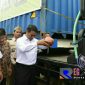 Menteri Pertanian Dr. Ir. H. Andi, MP Amran Sulaiman di Gorontalo saat melepas secara simbolis 8.160 ton tepung kelapa.