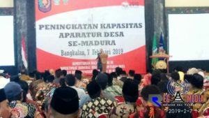 Kades se-Madura Ikuti Peningkatan Aparatur Desa di Bangkalan