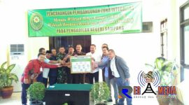 Foto bersama setelah penandatanganan pakta integritas pencanangan zona integritas WBK dan WBBM.