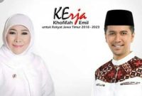 Pasangan Gubernur Jawa Timur terpilih Khofifah Indar Parawansa-Emil Dardak