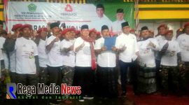 Suasana pada saat deklarasi di Pondok Pesantren Hidayatullah Al-Muhajirin Arosbaya