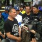 Walikota Cimahi Ajay M Priatna saat diwawancara awak media usai meresmikan Destinasi Wisata Baru Di Kota Tentara.