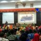 Suasana saat berlangsungnya sosialisasi Implementasi Pencegahan Tipikor dalam rangka kegiatan pembinaan Disiplin PNS tahun 2019 di lingkungan Pemerintah Kabupaten Bangkalan, Aula Ngudia Husada Bangkalan.