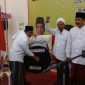 K.H. Misbahus Salam saat membuka acara pemantapan suara kemenangan Joko Widodo dan K.H. Ma'ruf Amin di Kabupaten Sampang.