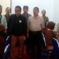 Rektor UTM, Drs. Ec. Muh. Syarif M.Si saat mengecek persiapan UTBK di MAN Model Bangkalan