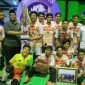 Tim futsal porprov Sampang saat meraih juara turnamen di Pamekasan.